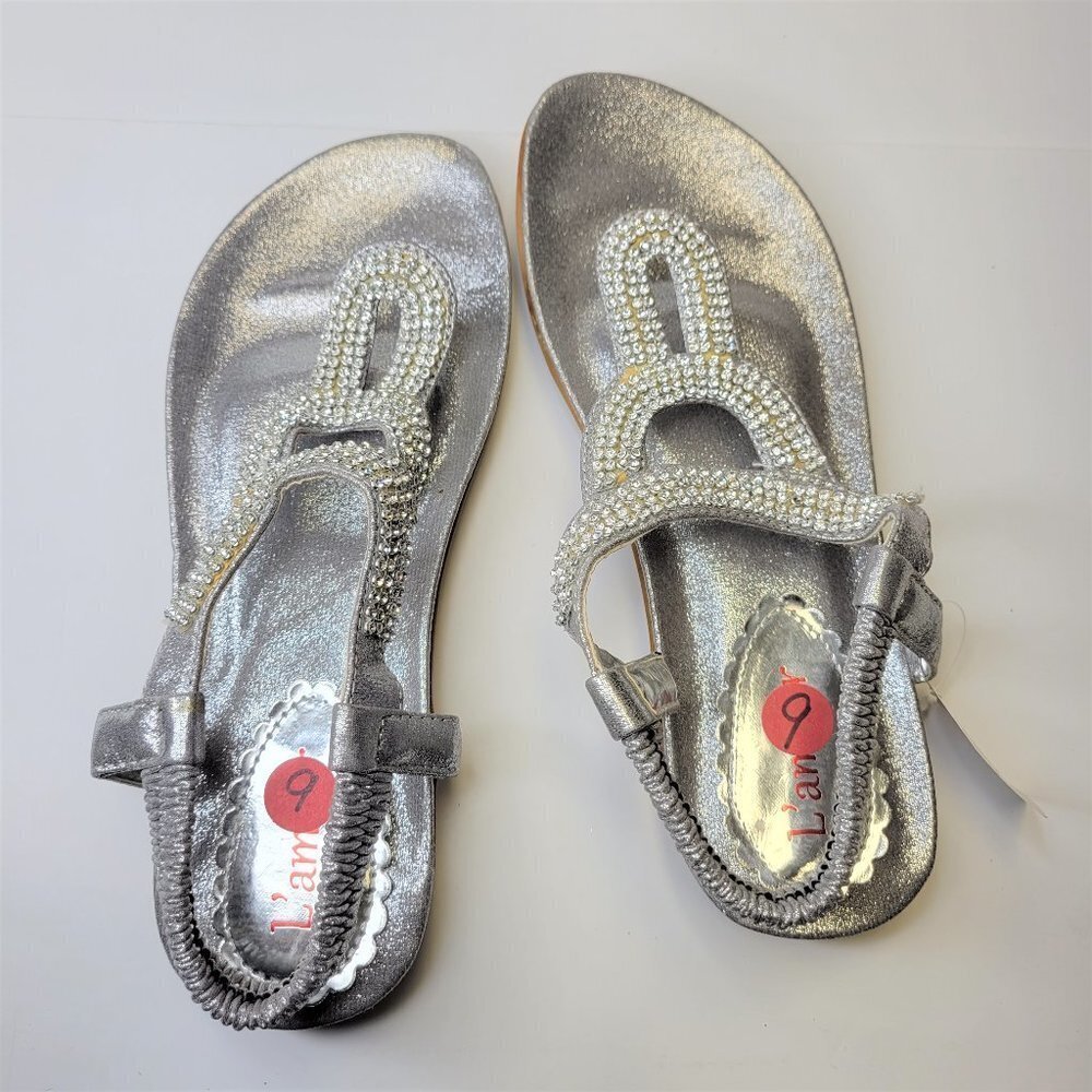 SIZE 9 Womens Sandals Elastic Strap Summer Sandals Womens Casual Sandals- NEW